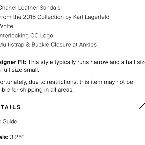 Chanel wedge sandals - Picture 6 of 6